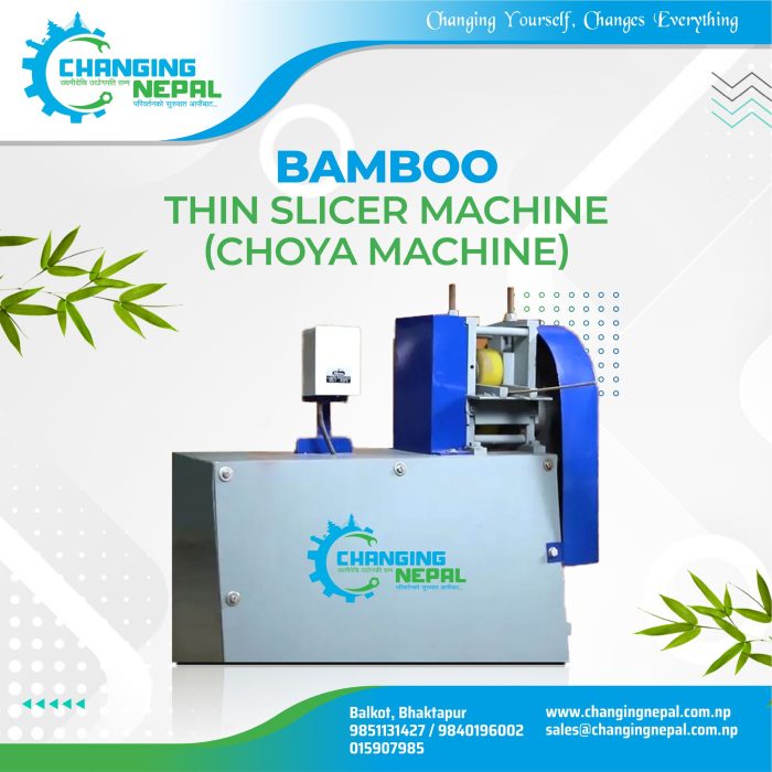 Choya Making Machine -  Bamboo Thin Slicer Machine